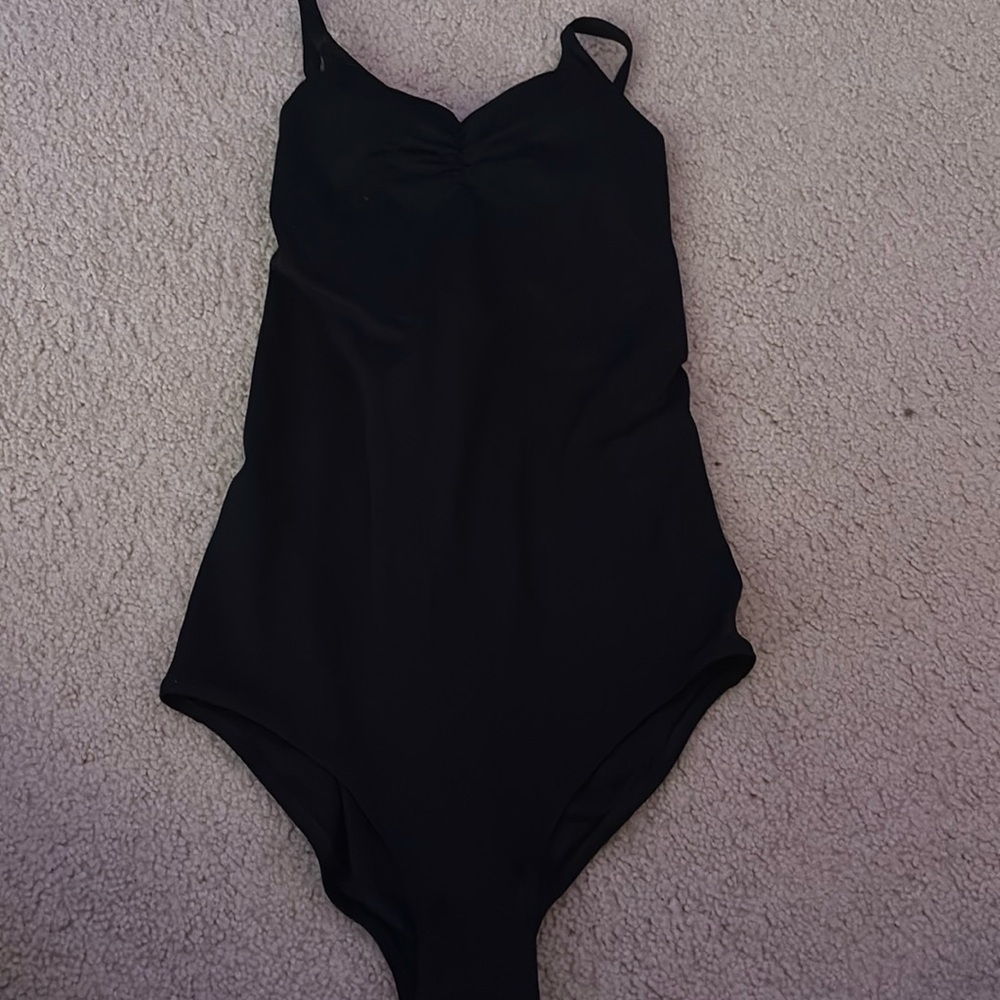 Black Athleta dance leotard
